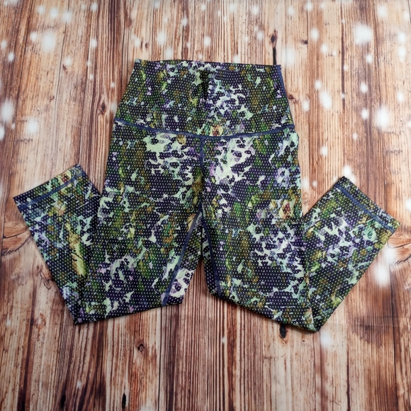 Lululemon Wunder Under Crop II High Rise Leggings Full-On Luxtreme Flor Size  4 - Picture 12 of 16